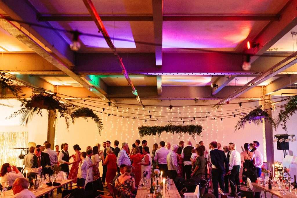 Warehouse Wedding decor